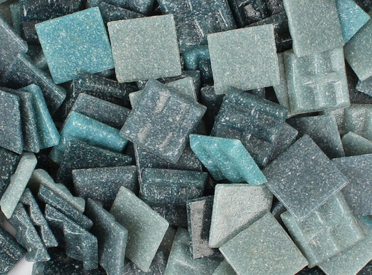 Dark Blue Mosaic Tile Assortment 20mm (Case of 1)