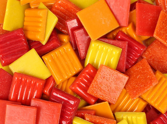 Hot Colors Mosaic Tile Assortment 20mm (Case of 1)