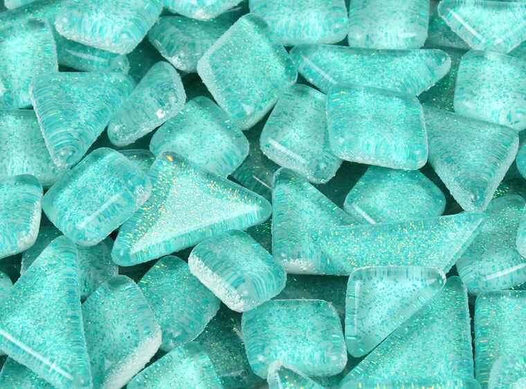 Celeste Blue Glitter Smoothies (Case of 1)