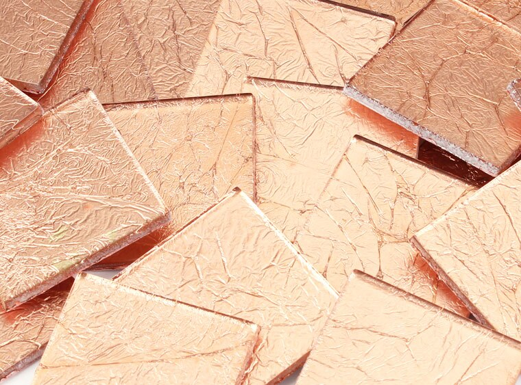 Copper Foil Mosaic Tile 48 Mm (Case of 1)