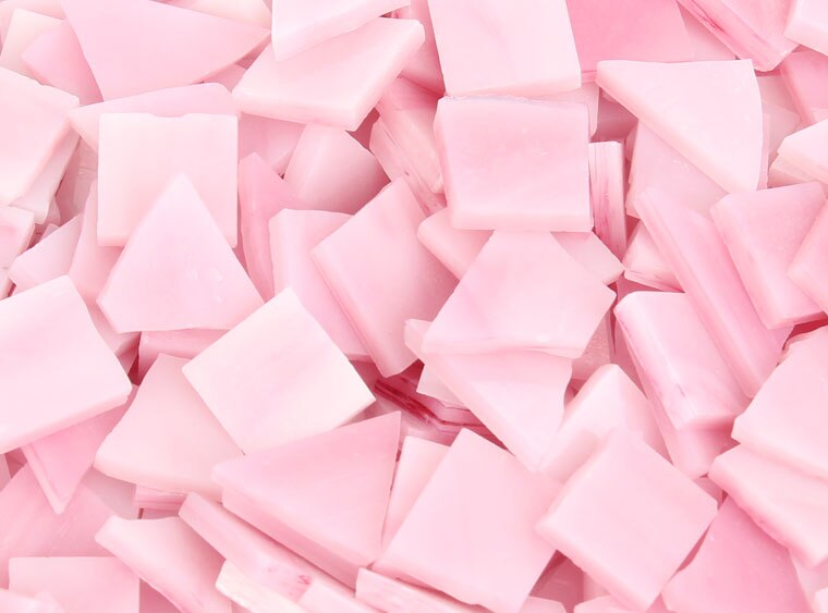 Pink Cream Mosaic Chipettes (Case of 1)