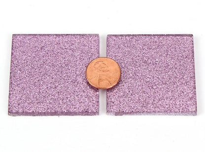 Lavender Glitter Mosaic Tile 48 Mm (Case of 1)