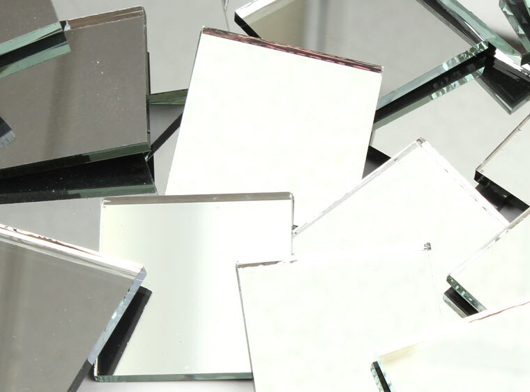 Mirrored Square Mosaic Tile (Case of 1)