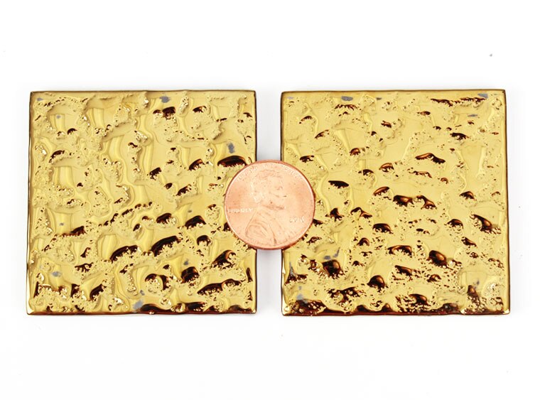 Gold Bubble Mosaic Tile 48 Mm (Case of 1)
