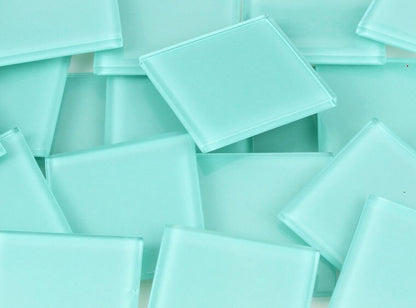 Sea Green Crystal Glass Mosaic Tile 48 Mm (Case of 1)