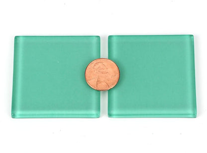 Sea Green Crystal Glass Mosaic Tile 48 Mm (Case of 1)