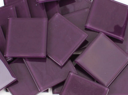 Deep Purple Crystal Glass Mosaic Tile 48 Mm (Case of 1)