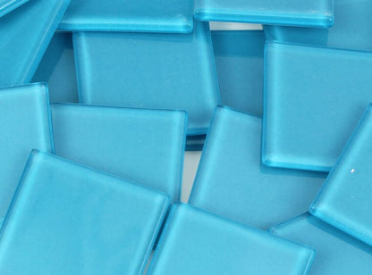 Persian Blue Crystal Glass Mosaic Tile 48 Mm (Case of 1)
