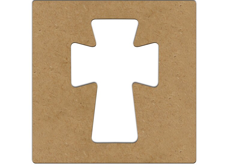 Ornate Cross Plaque Outline (Case of 2)