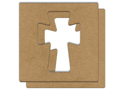 Ornate Cross Plaque Outline (Case of 2)