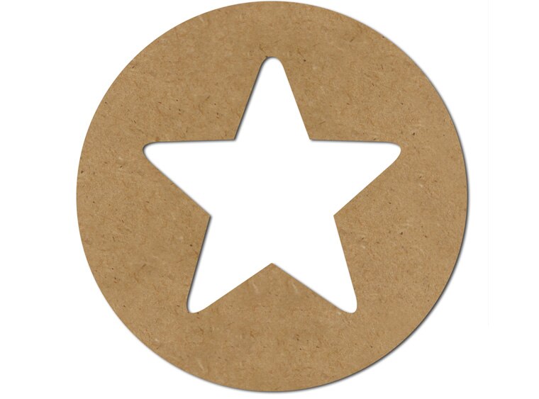 Star Plaque Outline (Case of 2)