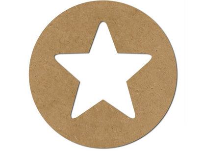 Star Plaque Outline (Case of 2)