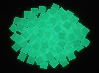 Green Glow Tile - 20 Mm Square (Case of 1)