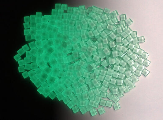 Green Glow Tile - 10 Mm Square (Case of 1)