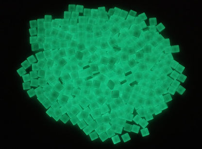 Green Glow Tile - 10 Mm Square (Case of 1)