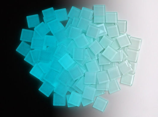 Blue Glow Tile - 20 Mm Square (Case of 1)