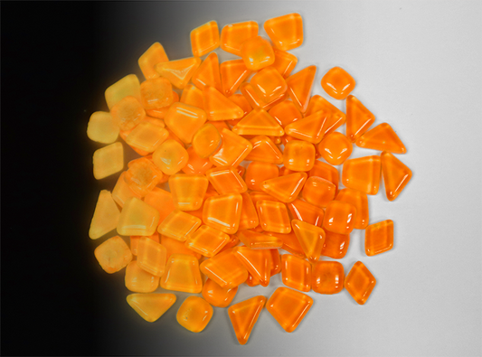 Orange Glow Tile Assorted Shapes (Case of 1)