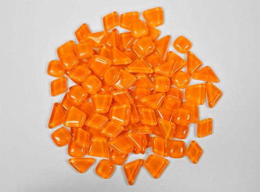 Orange Glow Tile Assorted Shapes (Case of 1)
