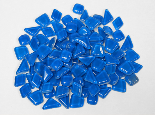Blue Glow Tile Assorted Shapes (Case of 1)