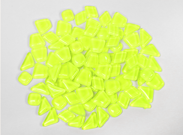 Yellow Glow Tile Assorted Shapes (Case of 1)