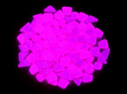 Pink Glow Tile Assorted Shapes (Case of 1)