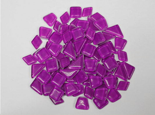 Purple Glow Tile Assorted Shapes (Case of 1)