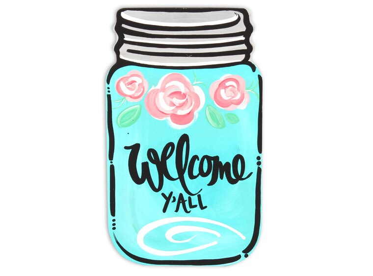 Mason Jar Plaque (Case of 4)