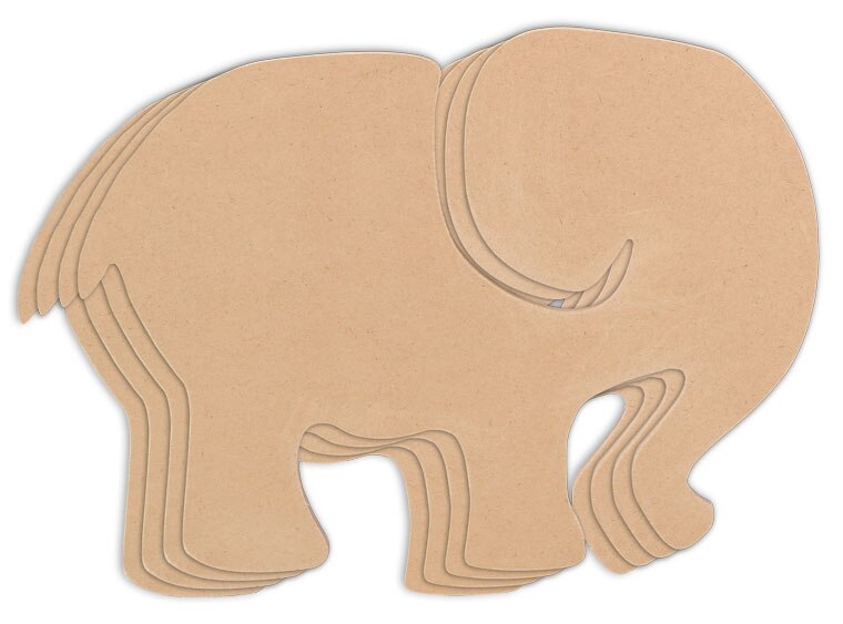Elephant Plaque (Case of 4)