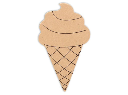 Ice Cream Cone Plaque (Case of 4)