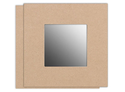 6" Square Mirror (Case of 2)
