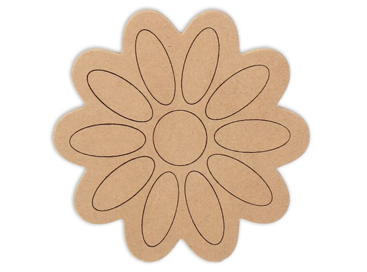 10 Petal Daisy Plaque (Case of 4)