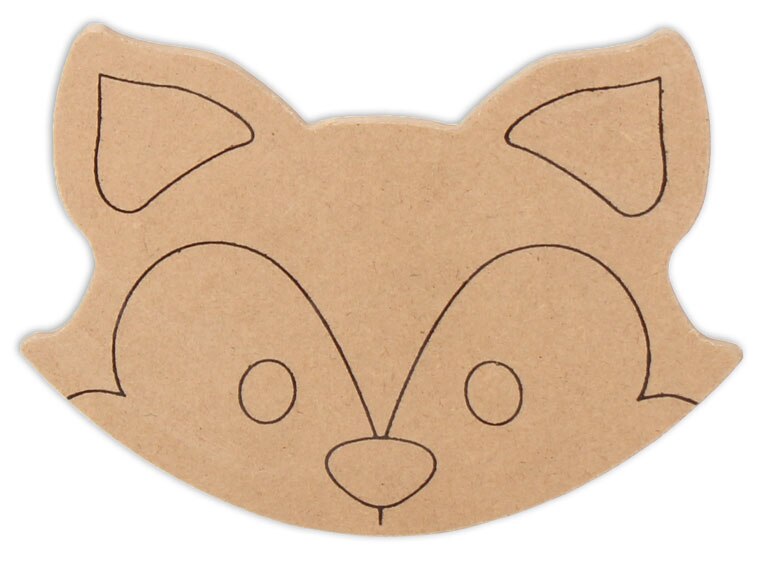 Fox Face Plaque (Case of 4)