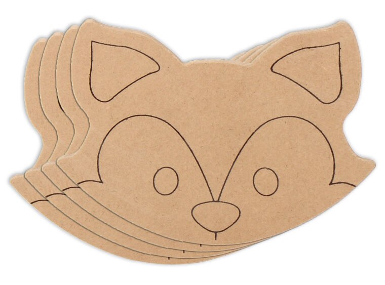 Fox Face Plaque (Case of 4)