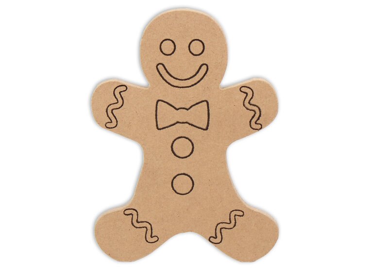 Gingerbread Man Plaque (Case of 4)