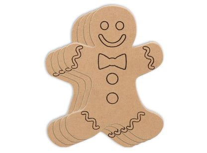 Gingerbread Man Plaque (Case of 4)