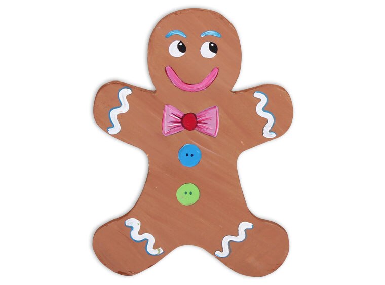 Gingerbread Man Plaque (Case of 4)