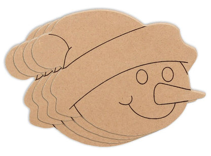 Snowman Face Plaque (Case of 4)