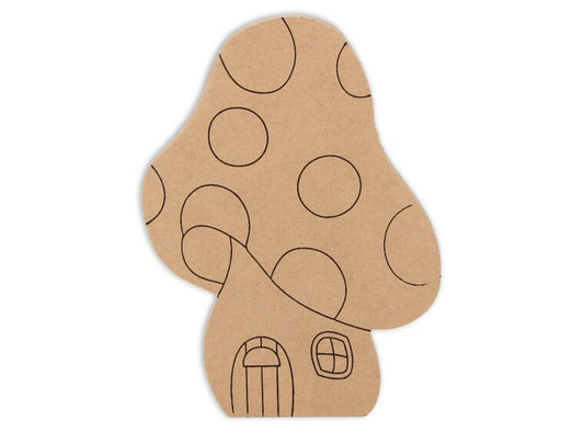 Mushroom Fairy House Plaque (Case of 4)