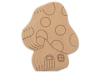 Mushroom Fairy House Plaque (Case of 4)