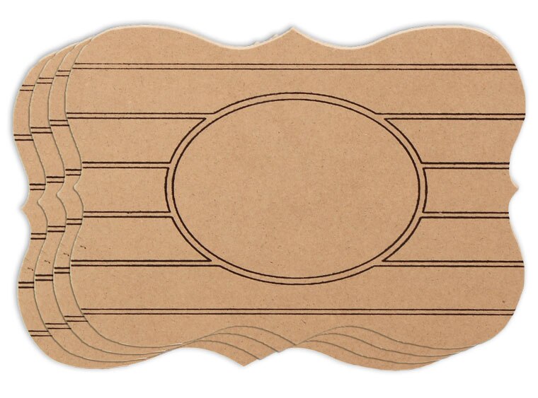 Quatrefoil Plaque (Case of 4)