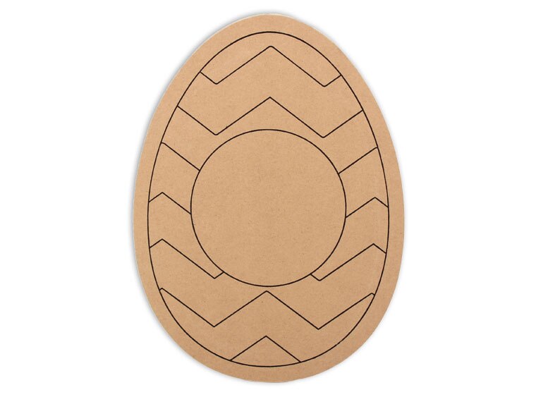 Chevron Egg Plaque (Case of 4)