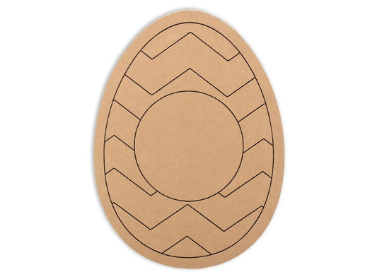 Chevron Egg Plaque (Case of 4)