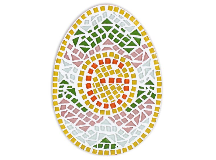 Chevron Egg Plaque (Case of 4)