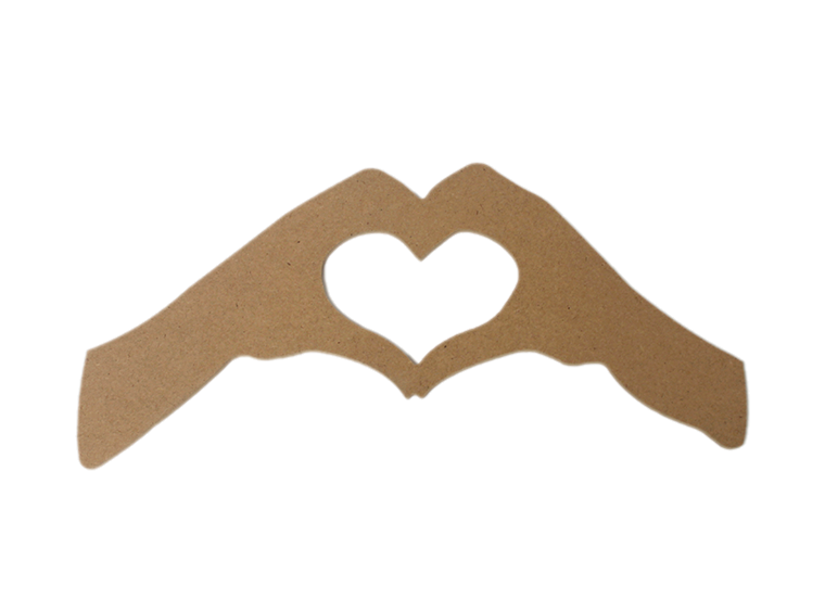 Heart Hands 12" (Case of 4)