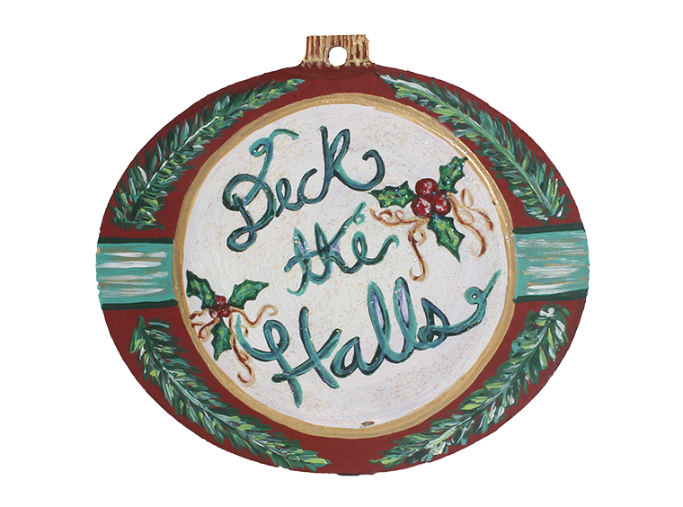 Oval Ornament 4.5" (Case of 4)