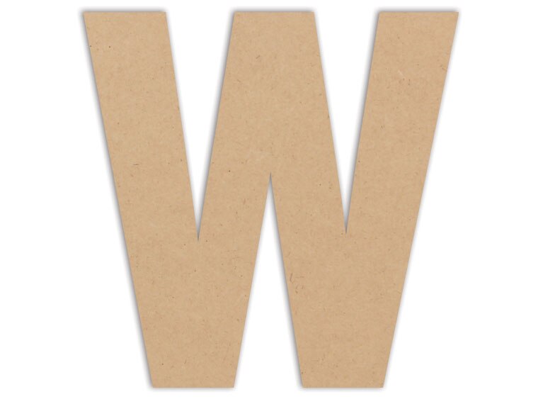 W Plaque (Case of 4)