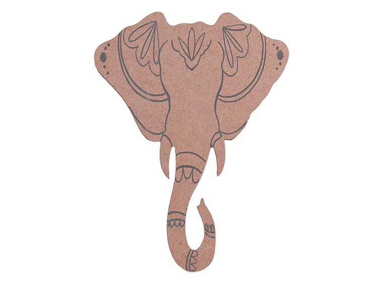 Elegant Elephant Plaque (Case of 4)