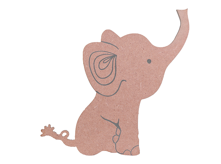 Baby Elephant Plaque (Case of 4)