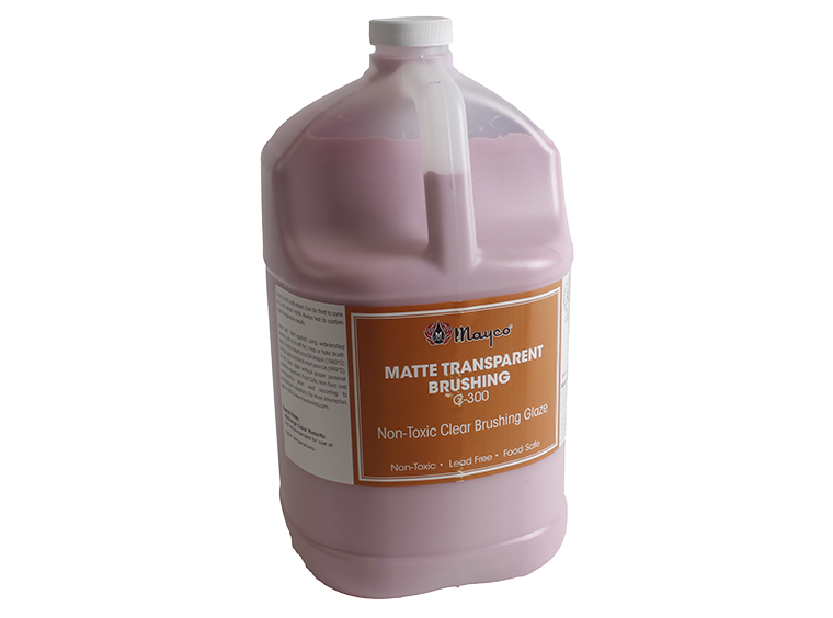 Matte Transparent Brushing Glaze - 1 Gallon (Case of 1)