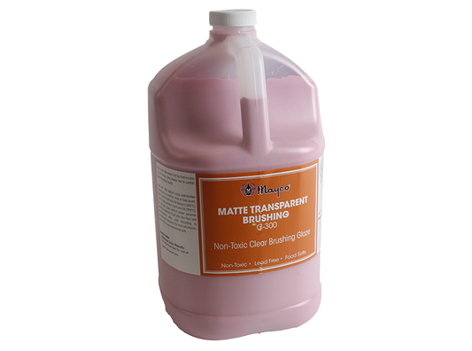 Matte Transparent Brushing Glaze - 1 Gallon (Case of 1)